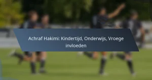Achraf Hakimi: Kindertijd, Onderwijs, Vroege invloeden