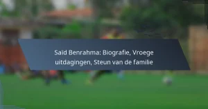 Saïd Benrahma: Biografie, Vroege uitdagingen, Steun van de familie